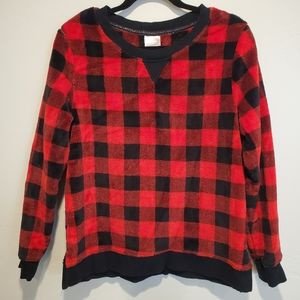 Red & Black Plaid sweater